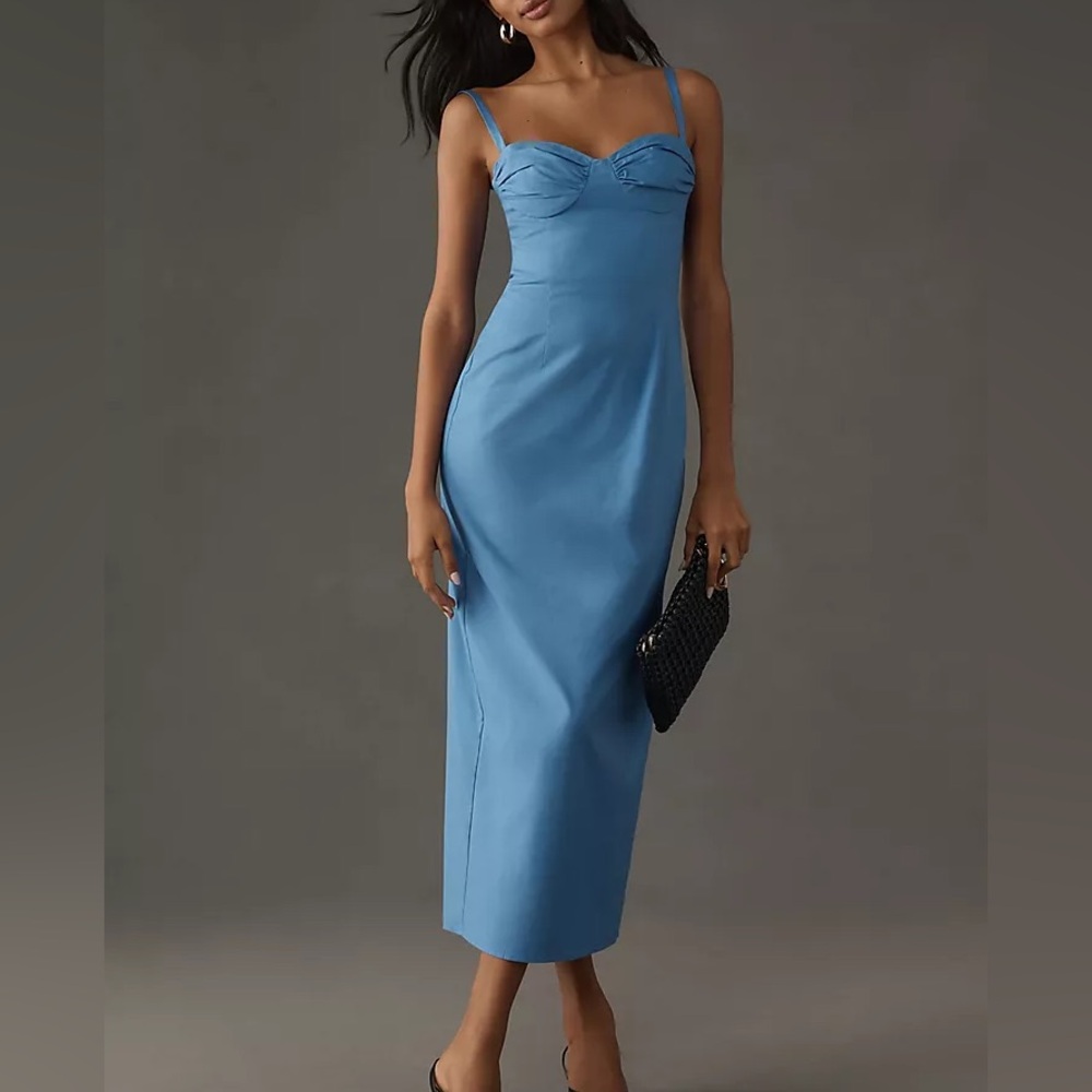 Reformation Sky Blue Midi Dress